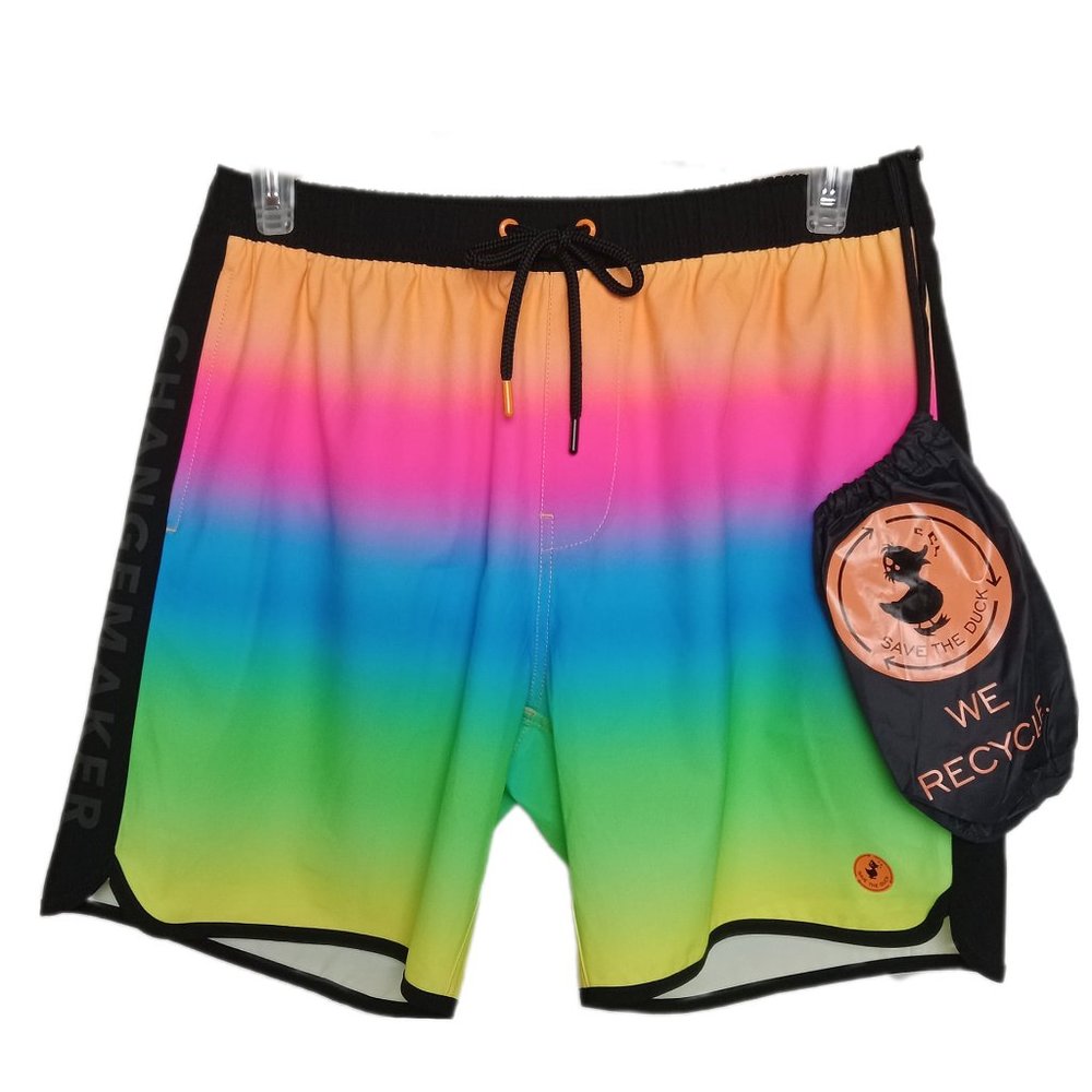 NEW Save the Duck Swim Trunks Tie Dye Multi Color Men's Various Sizes